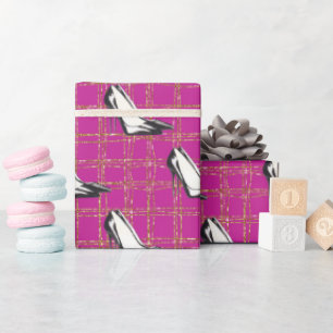 Fashion Girl Boss Pattern Wrapping Paper