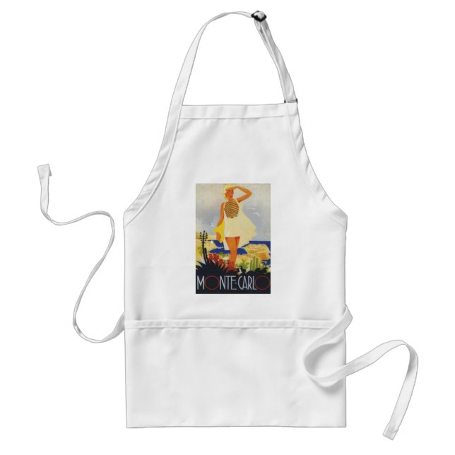 Fashion Girl Monte Carlo Beach Travel Standard Apron (Front)
