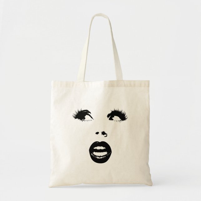 Fashion girl tote bag (Front)