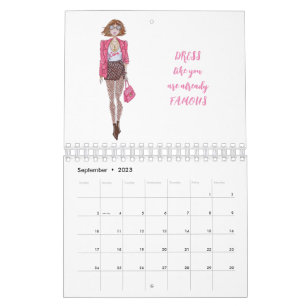  Fashion girls Calendar