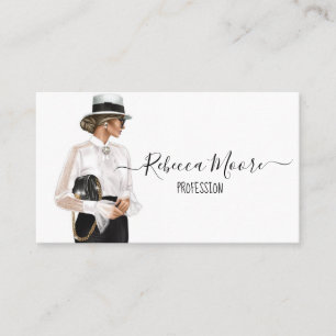 Fashion Glam Girl Business Card