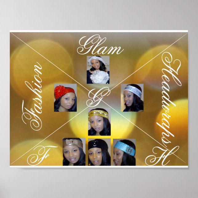 Fashion Glam Headwraps Poster (Front)