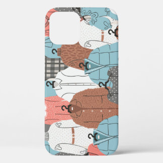 Fashion Hangers: Women's Wardrobe Pattern. iPhone 12 Case