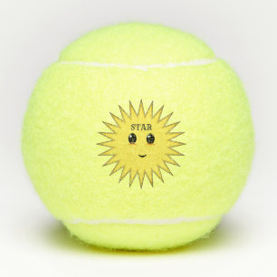 Fashion Happy Sun Tennis Balls