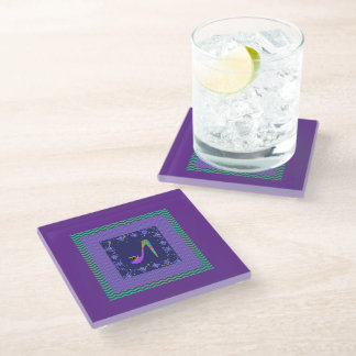 Fashion High Heels Glass Coaster
