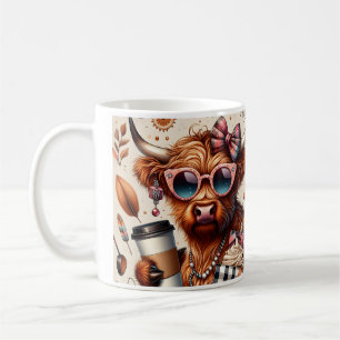 Fashion Highland Cow Coffee Mug