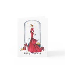 Fashion Illustrated Christmas Card