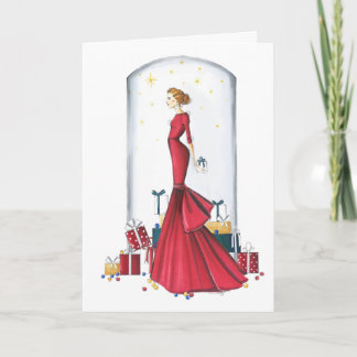 Fashion Illustrated Christmas Card "North Star"