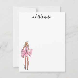 Fashion illustration note cards