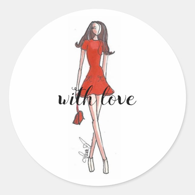 fashion illustration stickers (Front)