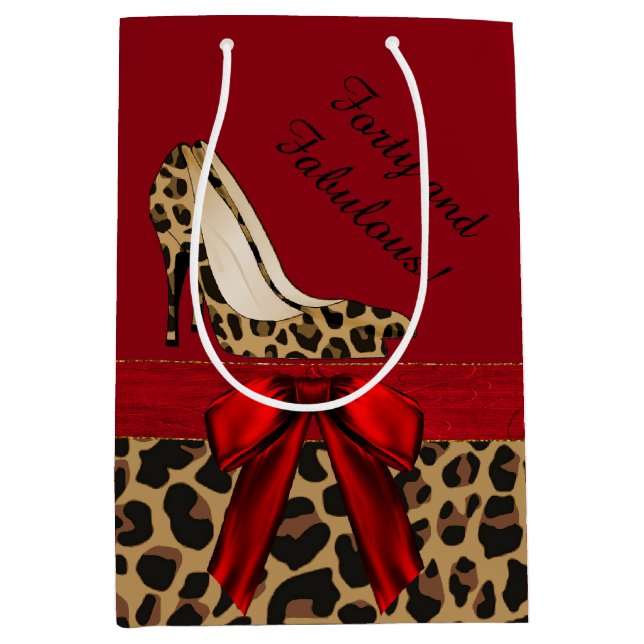 Fashion Jaguar Stilettos Custom Gift Bag (Front)