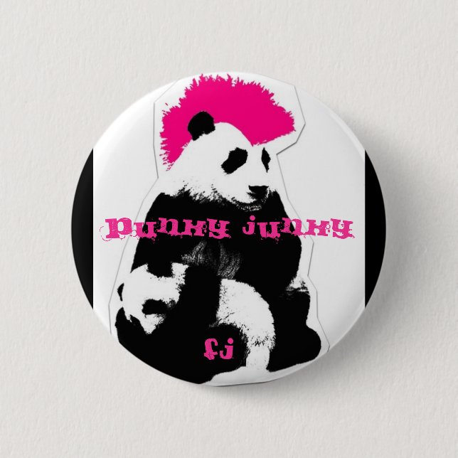 Fashion Junky 6 Cm Round Badge (Front)