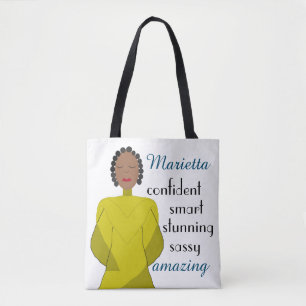 Fashion Lady- African American Tote Bag