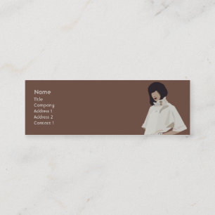 Fashion Merchandiser - Skinny Mini Business Card
