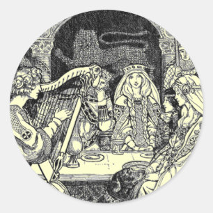 Fashion Middle Ages Sticker