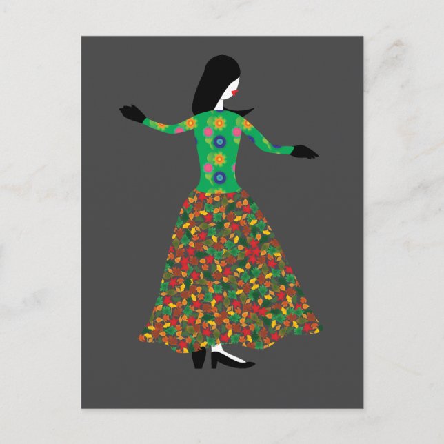 Fashion Model 01 Postcard (Front)