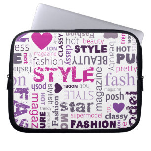 Fashion Model Style Beauty Laptop Protective Case