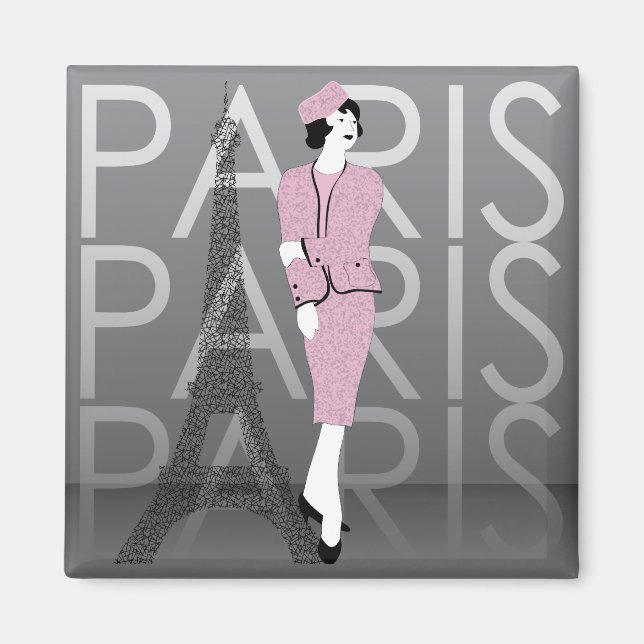 Fashion Paris Magnet (Front)