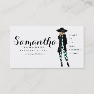 Fashion / Personal Stylist Girl Illustration Card