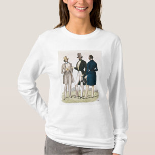 Fashion plate depicting male clothing T-Shirt
