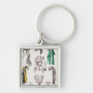 Fashion plate key ring