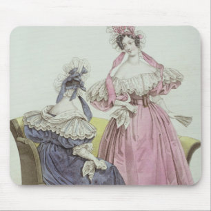 Fashion plate, 'Le Follet Courrier Salons Mouse Pad