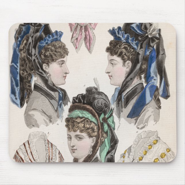 Fashion plate mouse pad (Front)