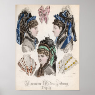 Fashion plate poster