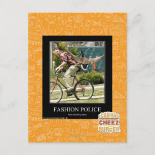 Fashion Police Postcard