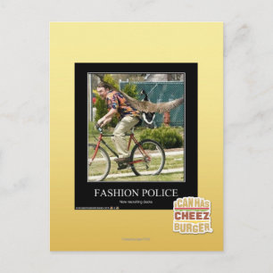 Fashion Police Postcard