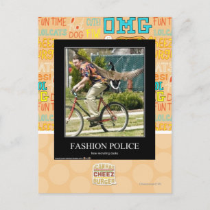Fashion Police Postcard