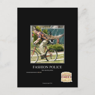 Fashion Police Postcard