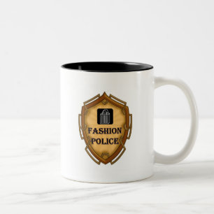 Fashion Police Two-Tone Coffee Mug