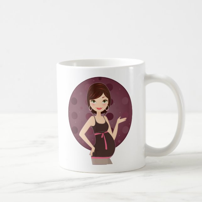 fashion pregnant coffee mug (Right)
