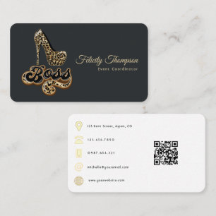 Fashion QR Code Business Card