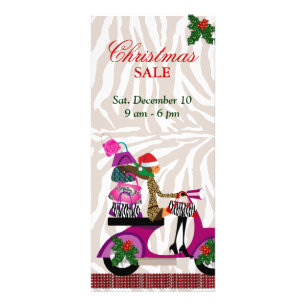 Fashion Rack Card Scooter Woman Xmas Purse