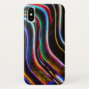 Fashion Radiance Sideways Colour Strokes iPhone X Case