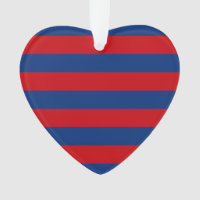 Fashion Red and Blue Horizontal Stripes