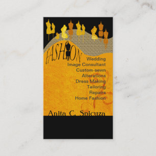 Fashion Runway Image Consultant Stylist Business Card