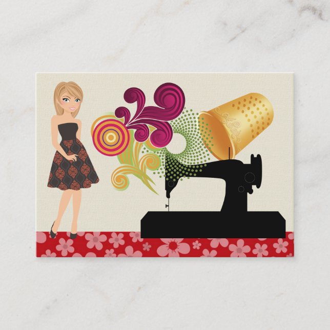 Fashion / Seamstress Card - SRF (Front)