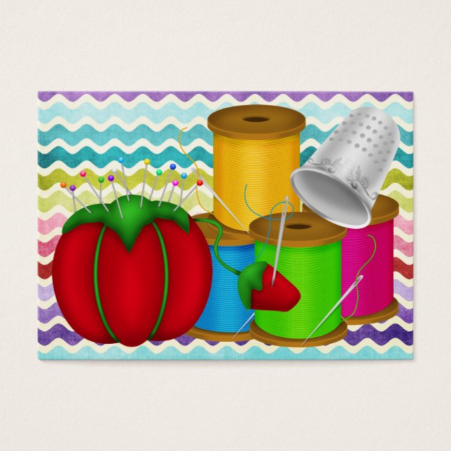 Fashion - Seamstress Card / Tag - SRF (Front)