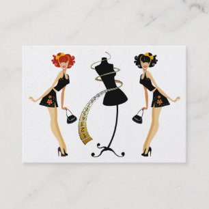 Fashion / Seamstress / Weight Management Business Card