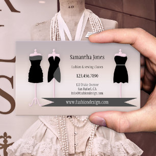 Fashion Sewing or Seamstress Business Card