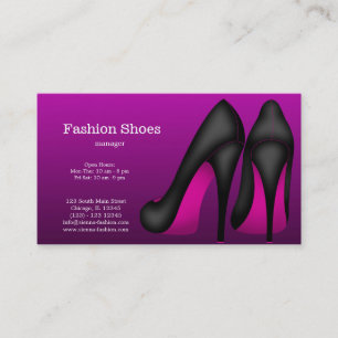 Fashion Shoes Business Card