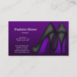 Fashion Shoes Business Card