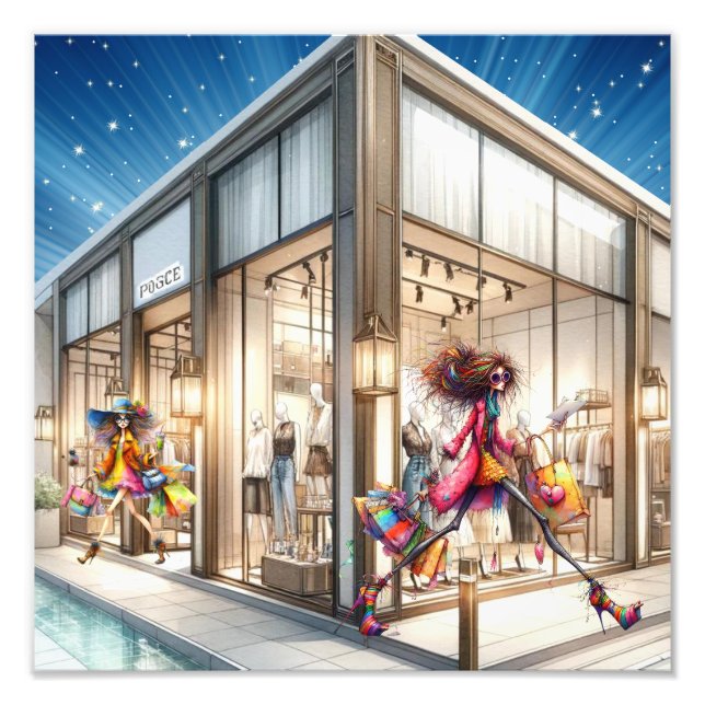 FASHION Shop Local  Photo Print (Front)