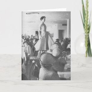 Fashion Show at the Tea Room Holiday Card