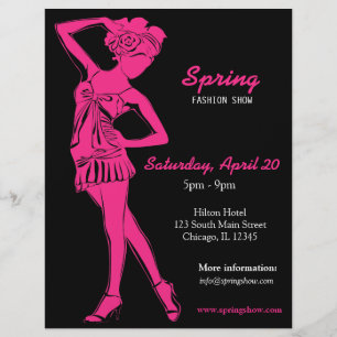 Fashion Show (Deep Pink ) Flyer