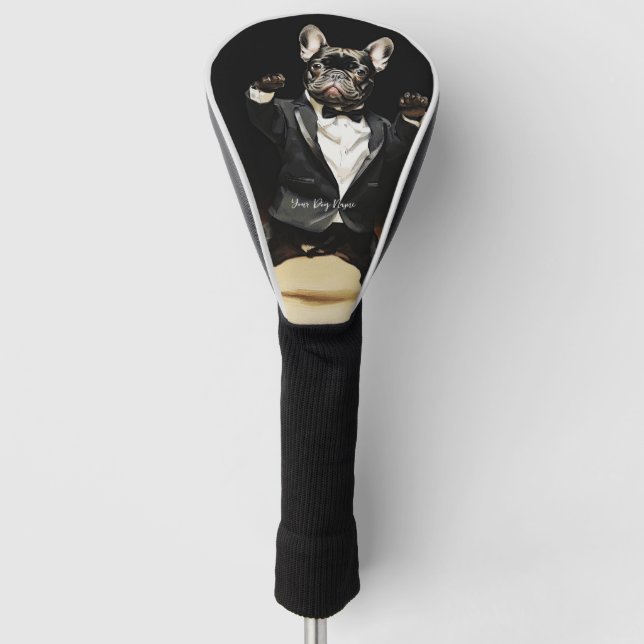 Fashion Show, French Bulldog 03 - Jonathan Bonheur Golf Head Cover (Front)