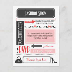 Fashion Show Invite